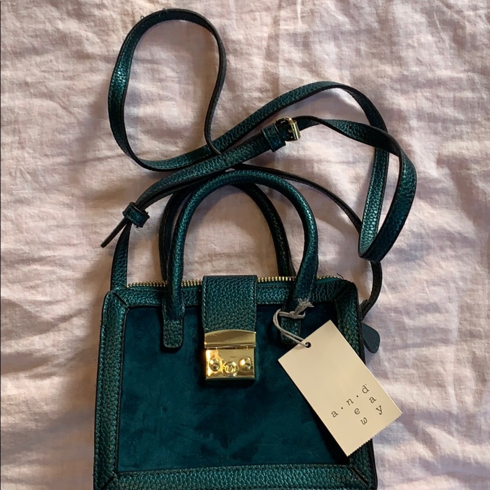 Small green purse